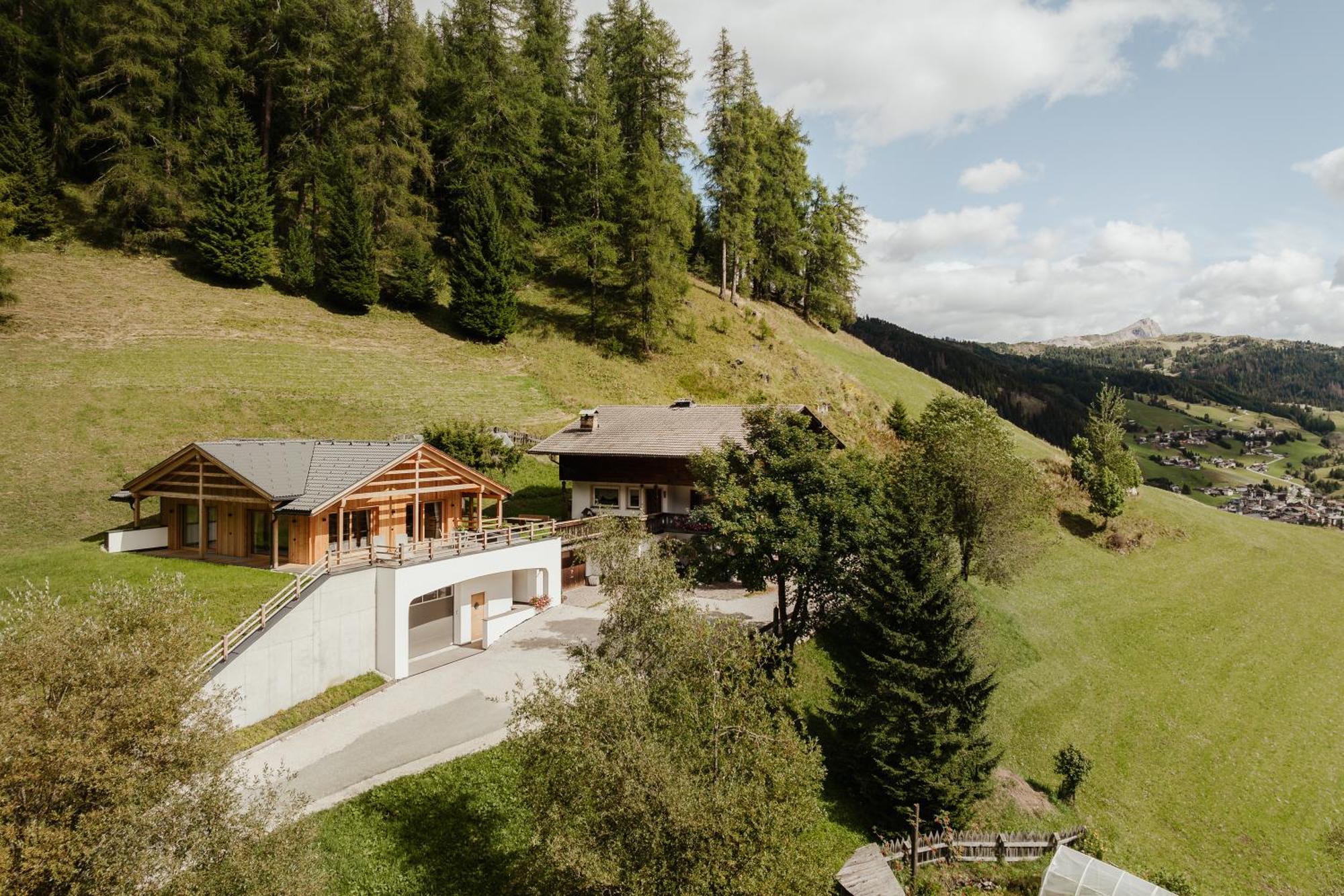 Chalet Laerchenhof Colfosco Buitenkant foto