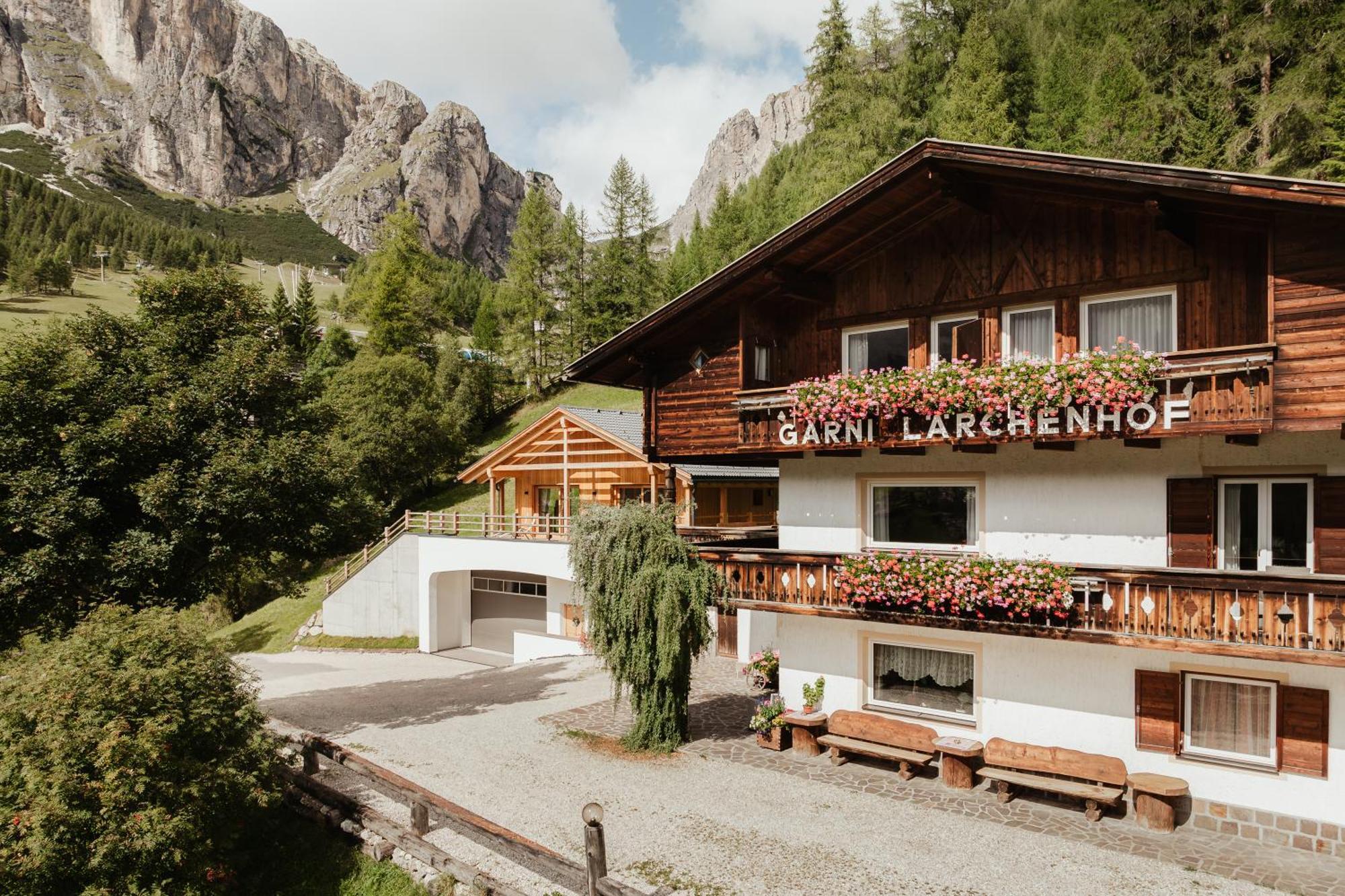 Chalet Laerchenhof Colfosco Buitenkant foto
