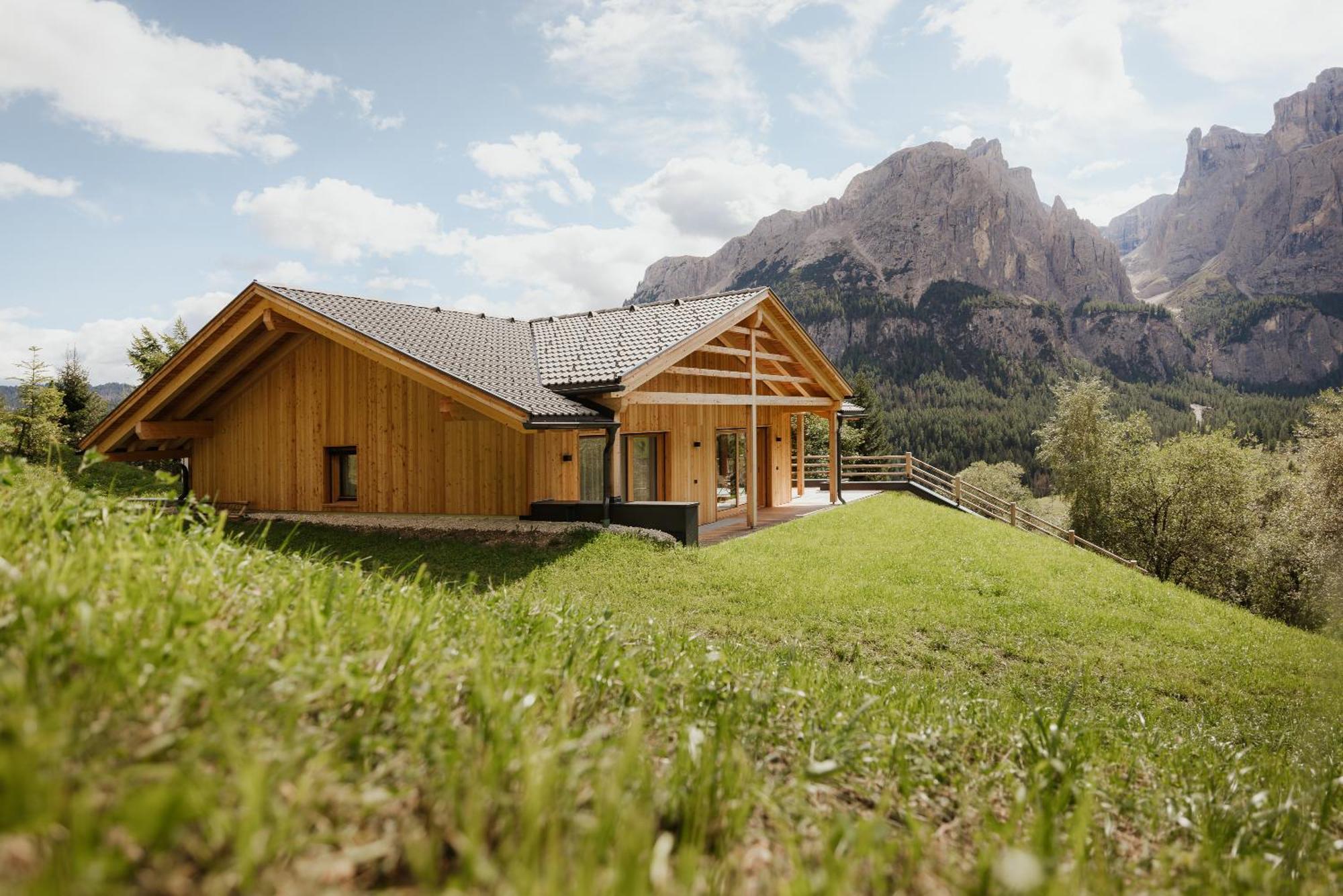 Chalet Laerchenhof Colfosco Buitenkant foto