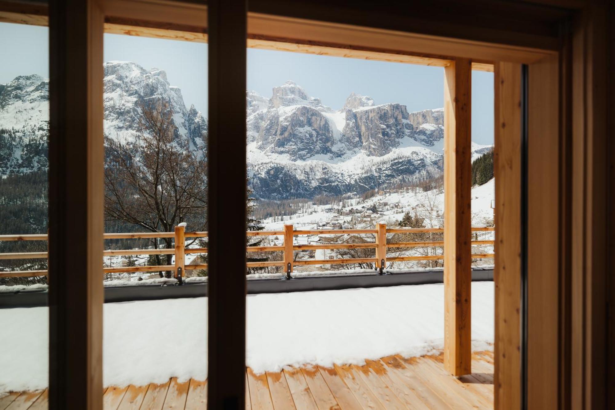 Chalet Laerchenhof Colfosco Buitenkant foto