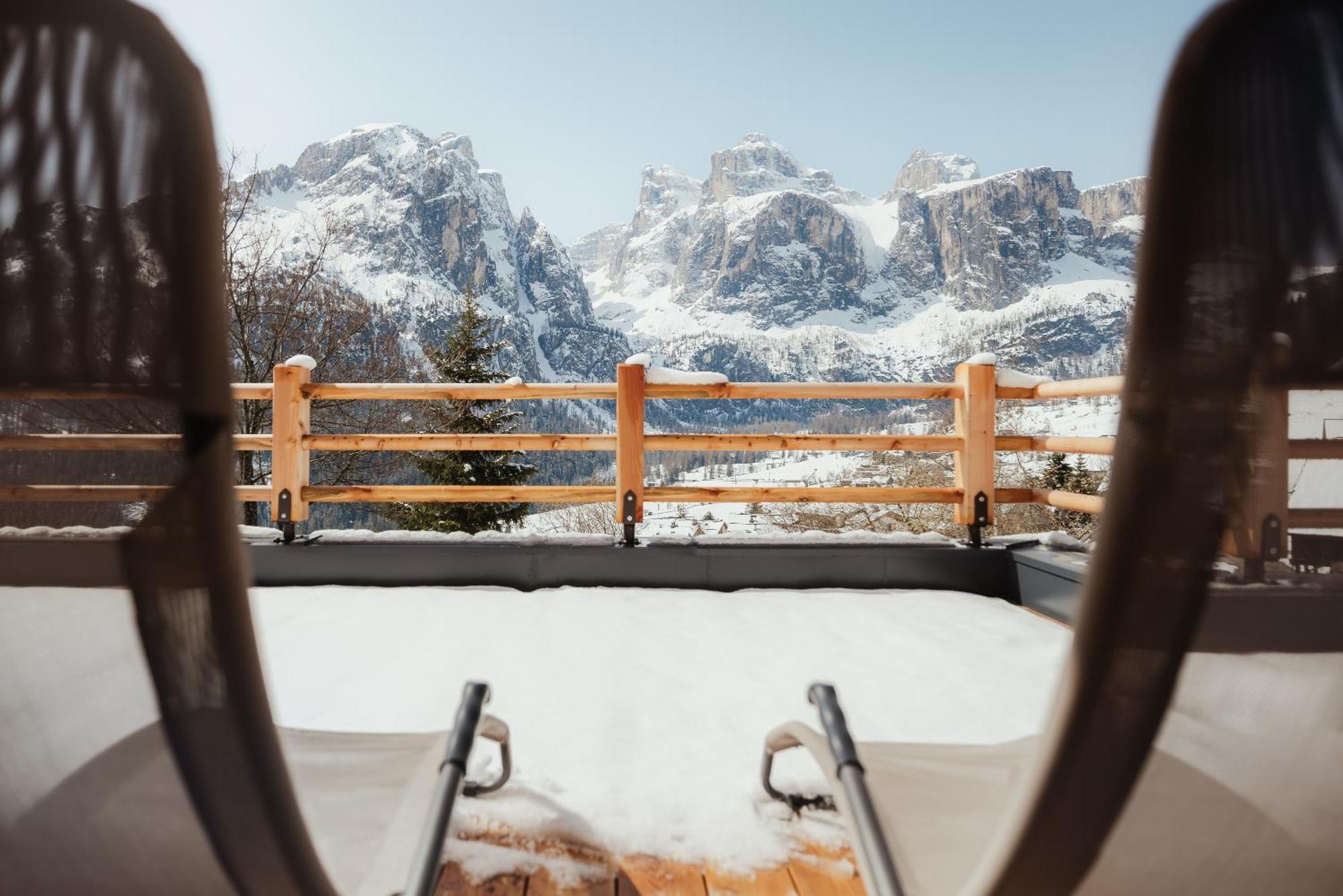 Chalet Laerchenhof Colfosco Buitenkant foto